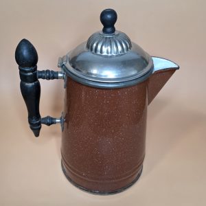 Antique Enamelware Coffee Pot