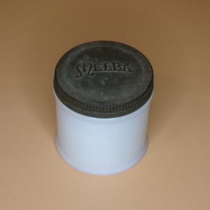 Melba Milk Glass Jar