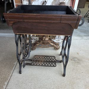 Outdoor Repurposed Antique Sewing Stand Planter/Display