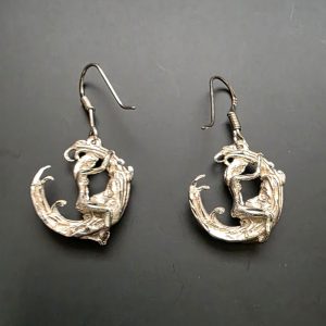 Sterling Silver "Moon Rider" Earrings